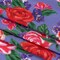 1 Yard Purple Suitor's Pursuit Slubbed Gauzy Cotton Woven Fabric 55 inch Width